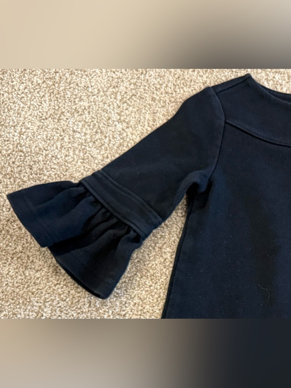 Gap Kids Black Ruffle-Sleeve Dress - Picture 3 of 4